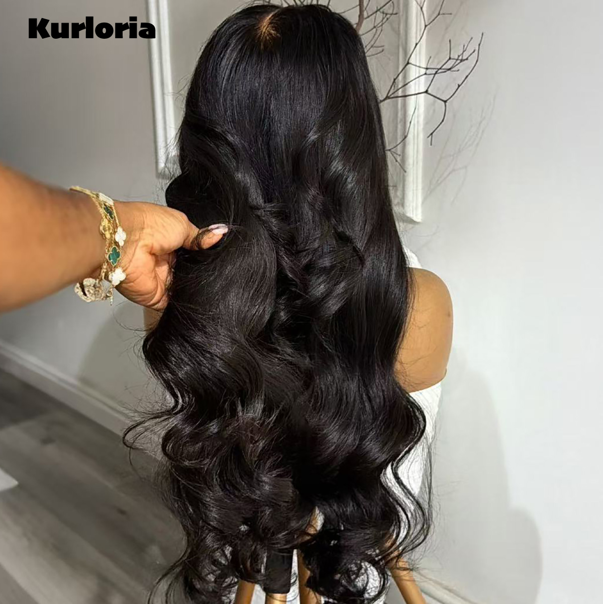100% echt haar, natuurlijk zwa - Glueless Wear And Go Human Hair Wig recensie en prijs