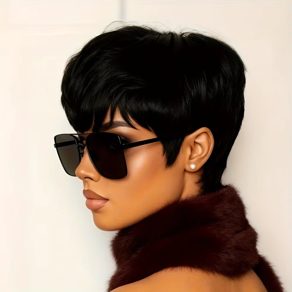 Kort pixie-kapsel pruik van ec - Short Pixie Cut Wig Human Hair Cheap recensie en prijs