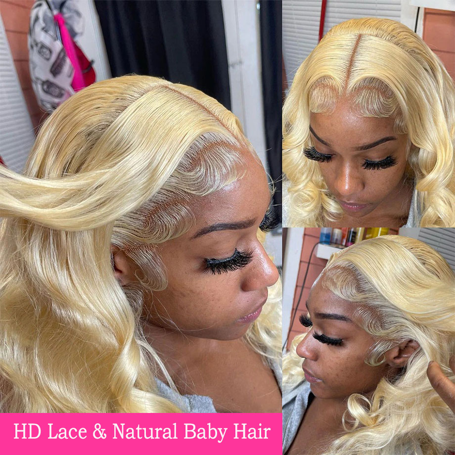 Body Wave 613 Haarwerken van E - 613 Blonde Body Wave Lace Front Wig recensie en prijs
