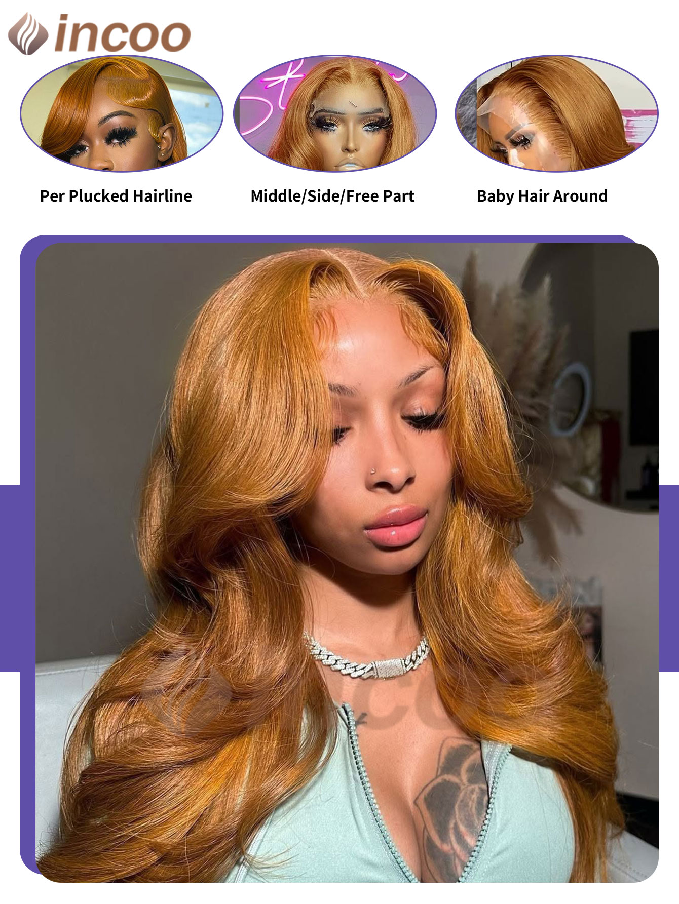 Gember Blonde 13X6 Lace Front  - 613 Blonde Body Wave Lace Front Wig recensie en prijs