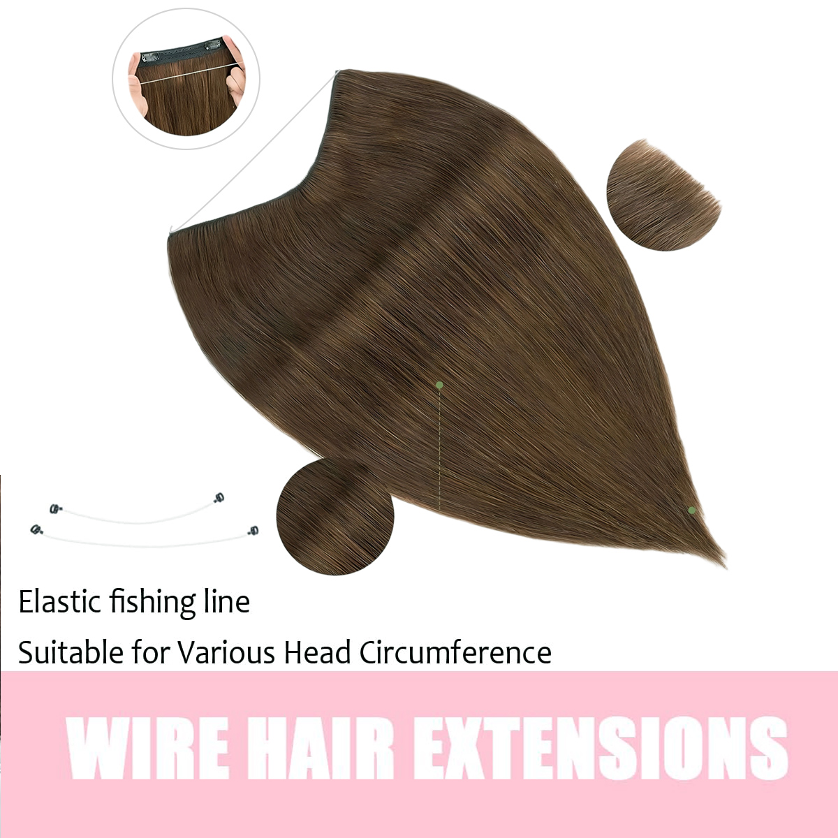 Onzichtbare Halo Haarverlengin - Seamless Clip In Hair Extensions Human Hair recensie en prijs