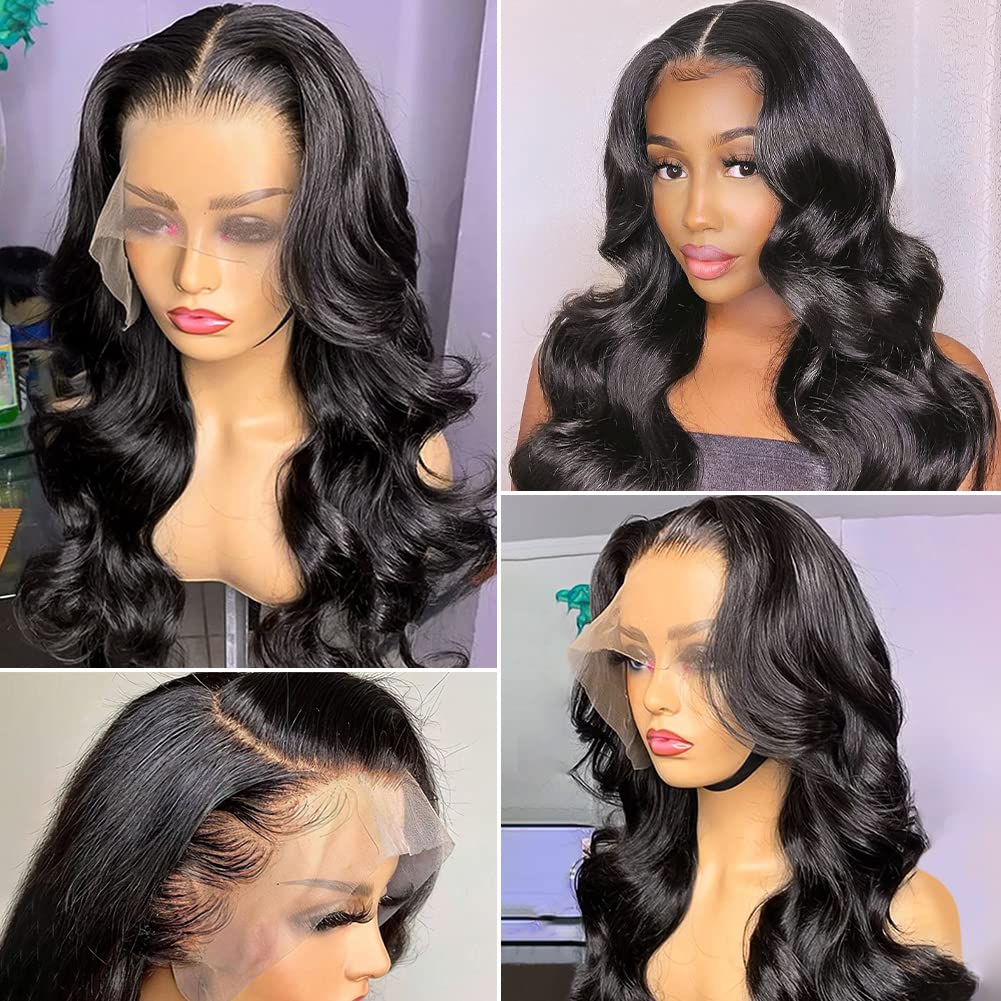 13x6 HD Transparante Body Wave - Hd Lace Frontal Wig Human Hair Pre Plucked recensie en prijs