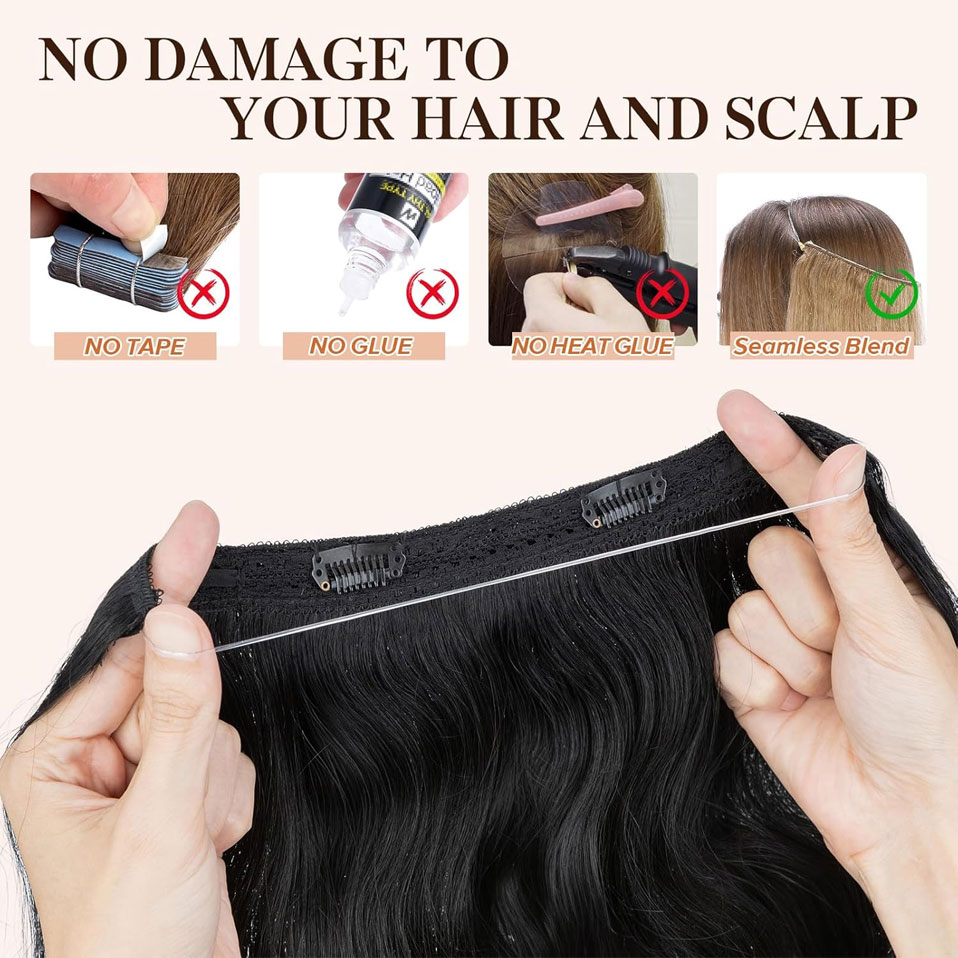 S-noilite Draad In Extensions  - Invisible Tape In Extensions Real Hair recensie en prijs