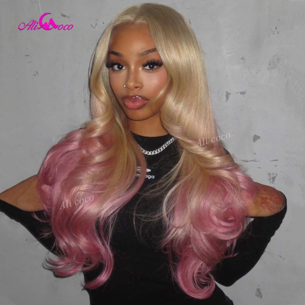 180 Density Macaron Powder 613 - 613 Blonde Body Wave Lace Front Wig recensie en prijs