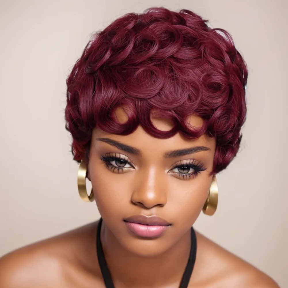 99J Pixie Cut Pruik Echt haar  - Short Pixie Cut Wig Human Hair Cheap recensie en prijs