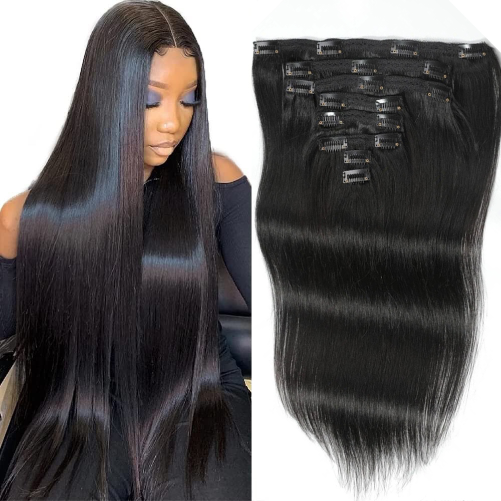 Clip-in rechte haarverlenginge - Seamless Clip In Hair Extensions Human Hair recensie en prijs