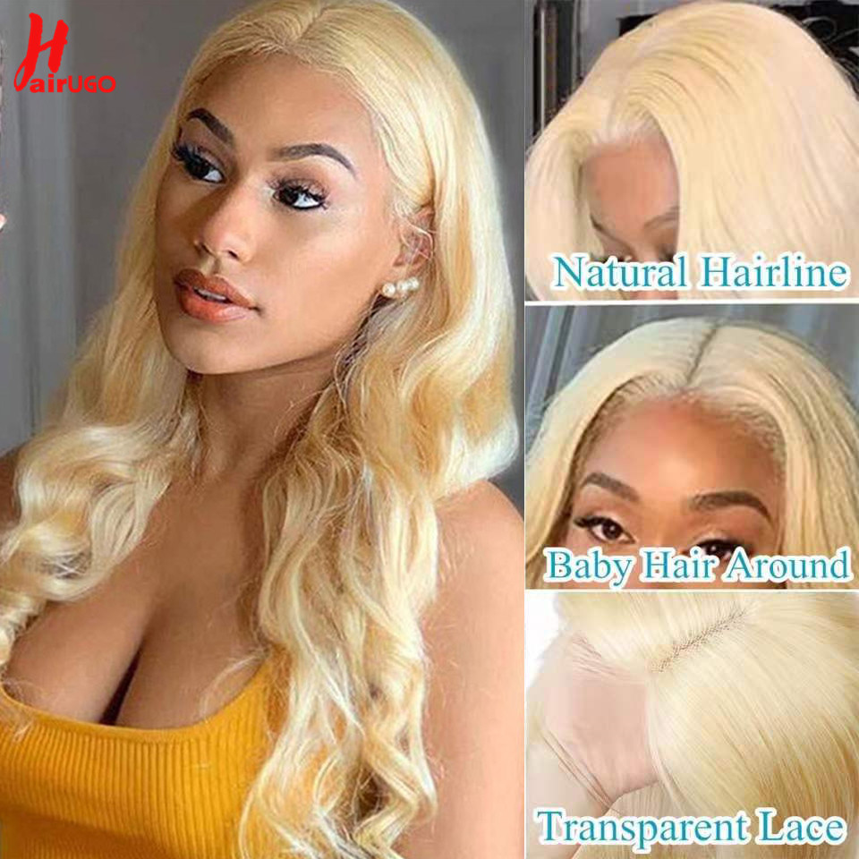 HairUGo 613 Blonde 13x6 Body W - 613 Blonde Body Wave Lace Front Wig recensie en prijs