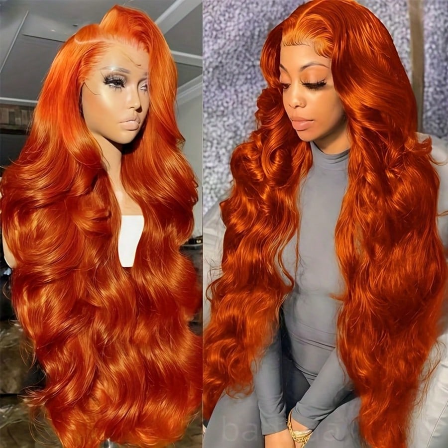 34 36 Inch Ginger Lace Front H - Hd Lace Frontal Wig Human Hair Pre Plucked recensie en prijs