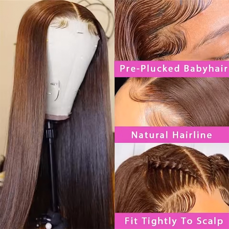220% Dichtheid 34 Inch Chocola - Human Hair Wigs recensie en prijs