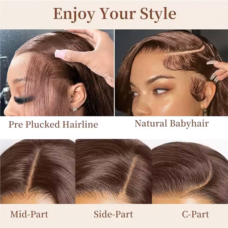 220% Dichtheid 34 Inch Chocola - Human Hair Wigs recensie en prijs