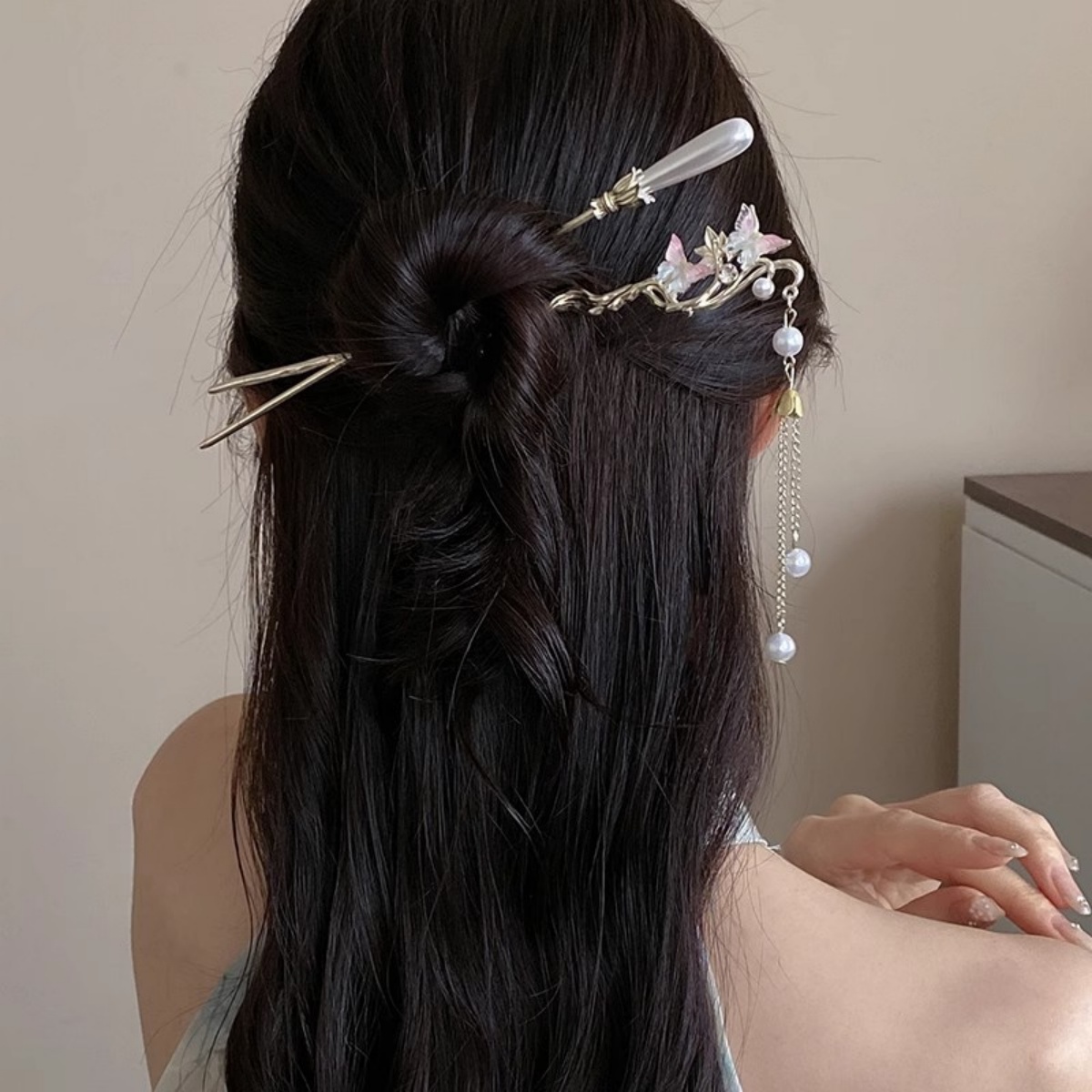 2025 Nieuwe Bloem Haarspeld Vo - Hair Bundles recensie en prijs